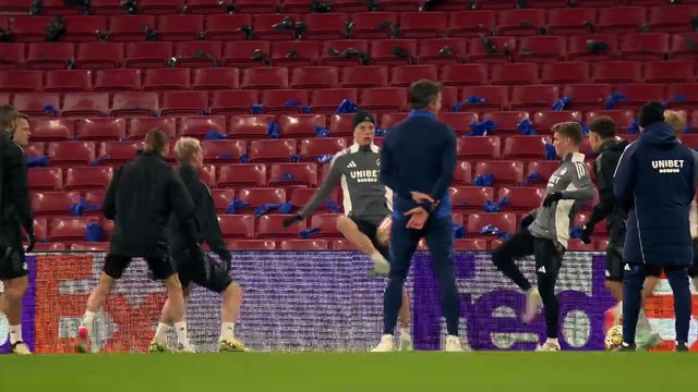 FC Copenhagen training ahead of UCL visit of Manchester City