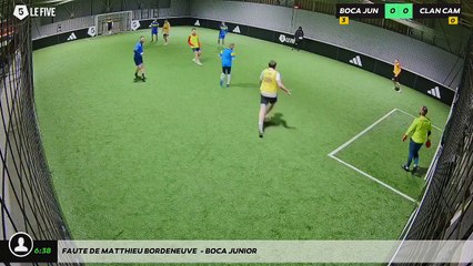Faute de Matthieu Bordeneuve  - BOCA JUNIOR