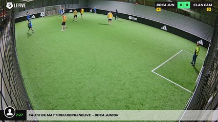 Faute de Matthieu Bordeneuve  - BOCA JUNIOR