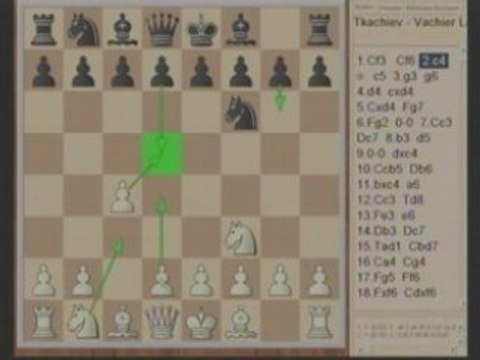 Partie : Tkachiev - Vachier Lagrave