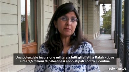 Medio Oriente, l'Onu: una potenziale incursione militare a Rafah ? terrificante