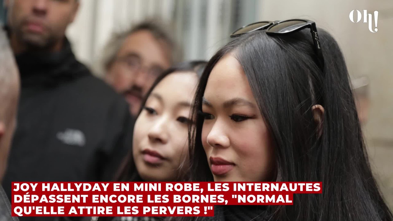Joy Hallyday en mini robe, les internautes dépassent encore les bornes, "normal qu'elle attire les pervers !"
