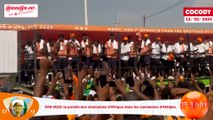 CAN 2023- la parade des champions d'Afrique dans les communes d'Abidjan