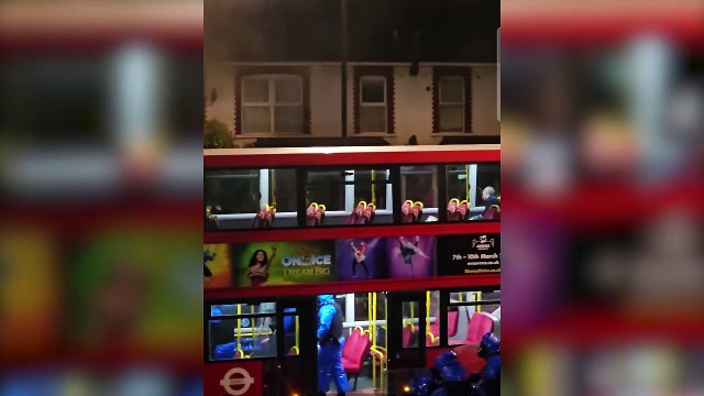 Man tasered after threatening passengers with 'unknown substance' on London bus
