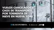 Vuelos cancelados y caos de transporte por tormenta de nieve en Nueva York