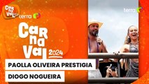 Carnaval 2024: Diogo Nogueira comanda trio ao lado de Paolla Oliveira