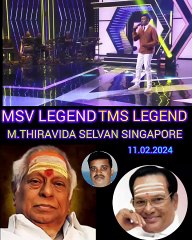 மெல்லிசை மன்னன் பாடல்கள் சிங்கப்பூரில் பாட்டு போட்டி 11.02.2024 SONG 1