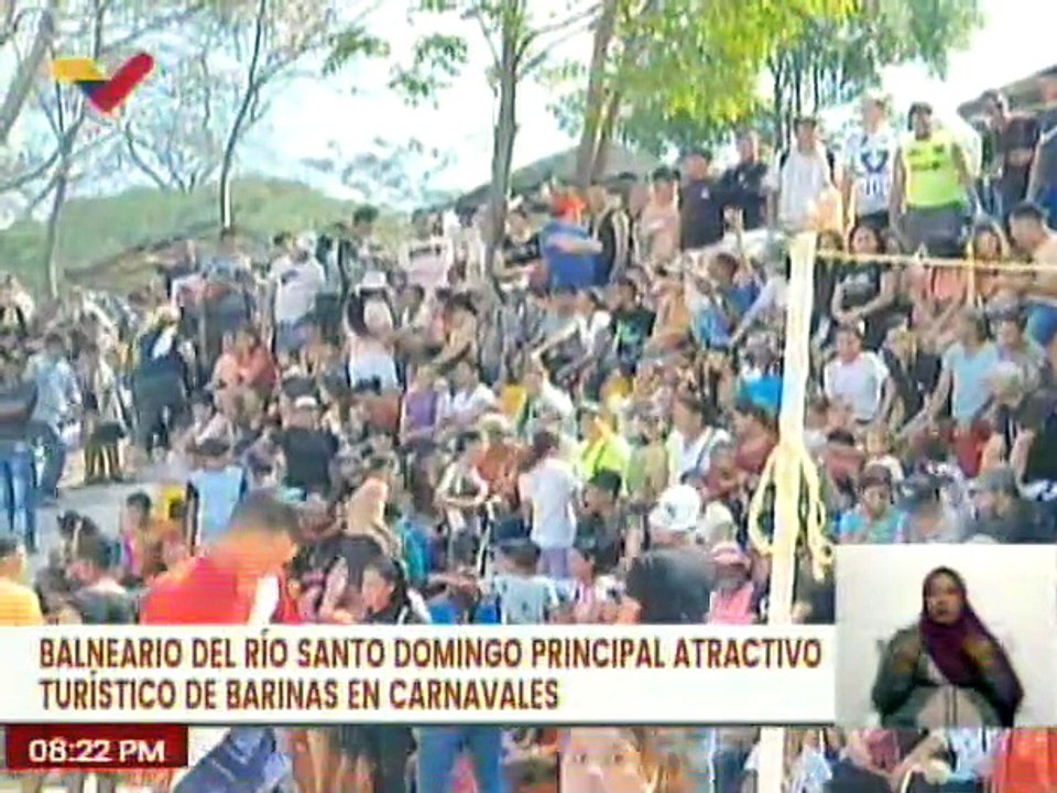 Temporadistas disfrutaron del Río Santo Domingo durante el asueto carnestolendo en el edo. Barinas