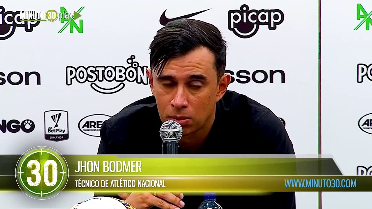 Cuando se pierde la gente quiere que uno se de látigo Jhon Bodmer, técnico de Atlético Nacional