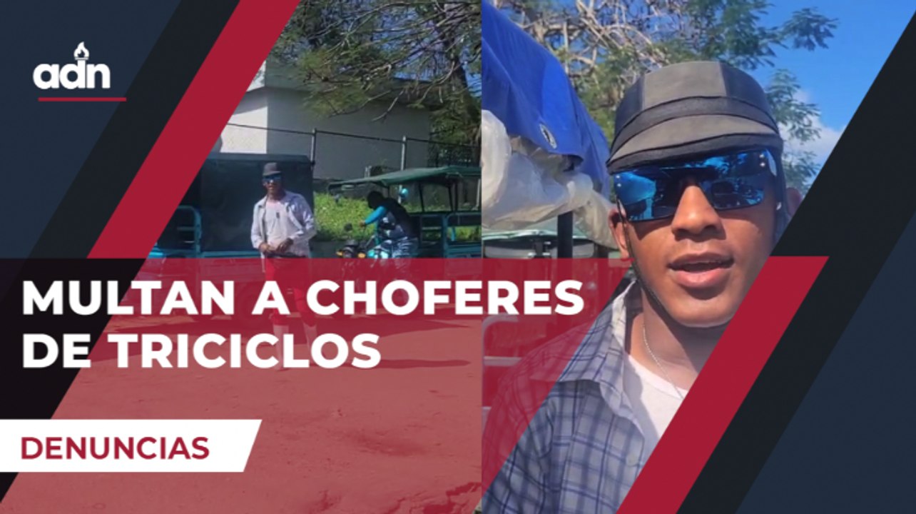 Multan a choferes de triciclos