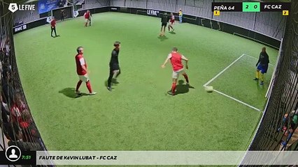 Faute de Kévin Lubat - FC CAZ