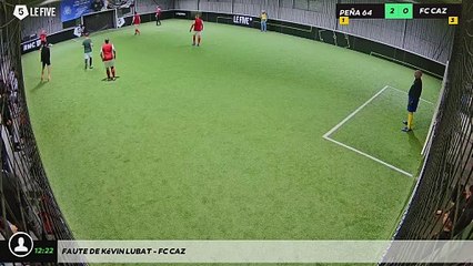 Faute de Kévin Lubat - FC CAZ