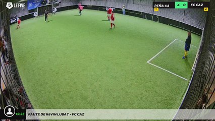 Faute de Kévin Lubat - FC CAZ