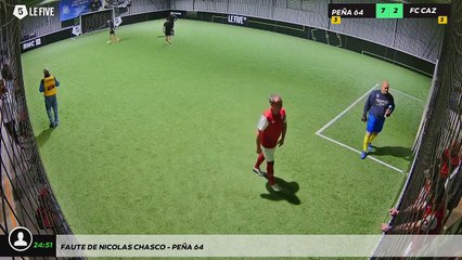 Faute de Nicolas CHASCO - PEÑA 64