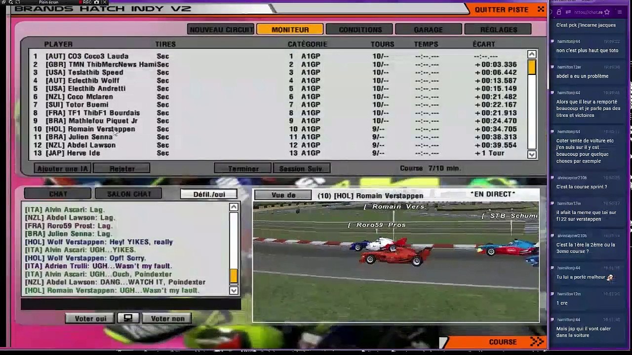 CashFactor S2 - A1GP - GP du Grande Bretagne à Brands Hatch 5/13 - qualifs & courses - rFactor IA league