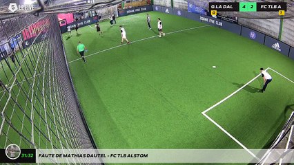 Faute de Mathias DAUTEL - FC TLB ALSTOM