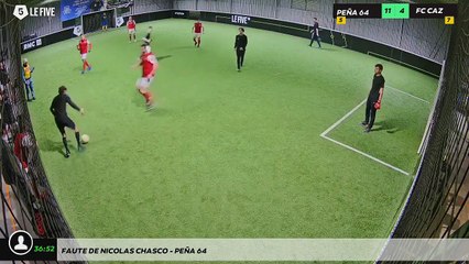 Faute de Nicolas CHASCO - PEÑA 64