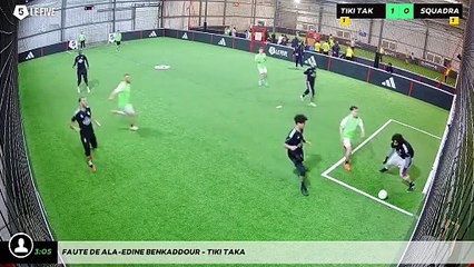 Faute de Ala-Edine Benkaddour - Tiki Taka