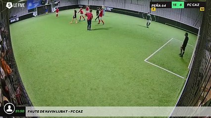 Faute de Kévin Lubat - FC CAZ