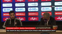 Beşiktaş teknik direktörü Fernando Santos: İki takım da kazanabilirdi ama...