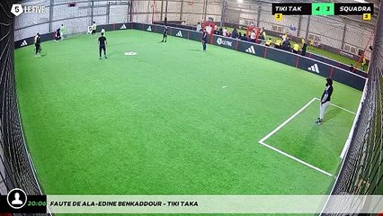 Faute de Ala-Edine Benkaddour - Tiki Taka