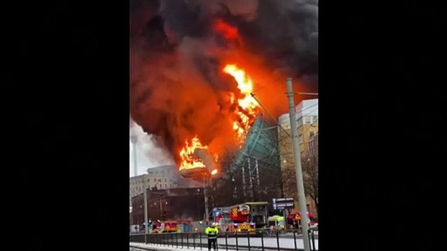 Incêndio no maior parque de diversões da Suécia