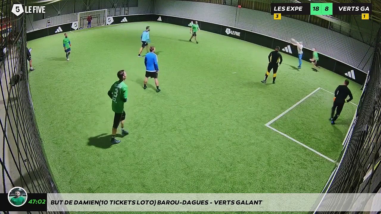 But de Damien(10 tickets LOTO) Barou-dagues - VERTS GALANT