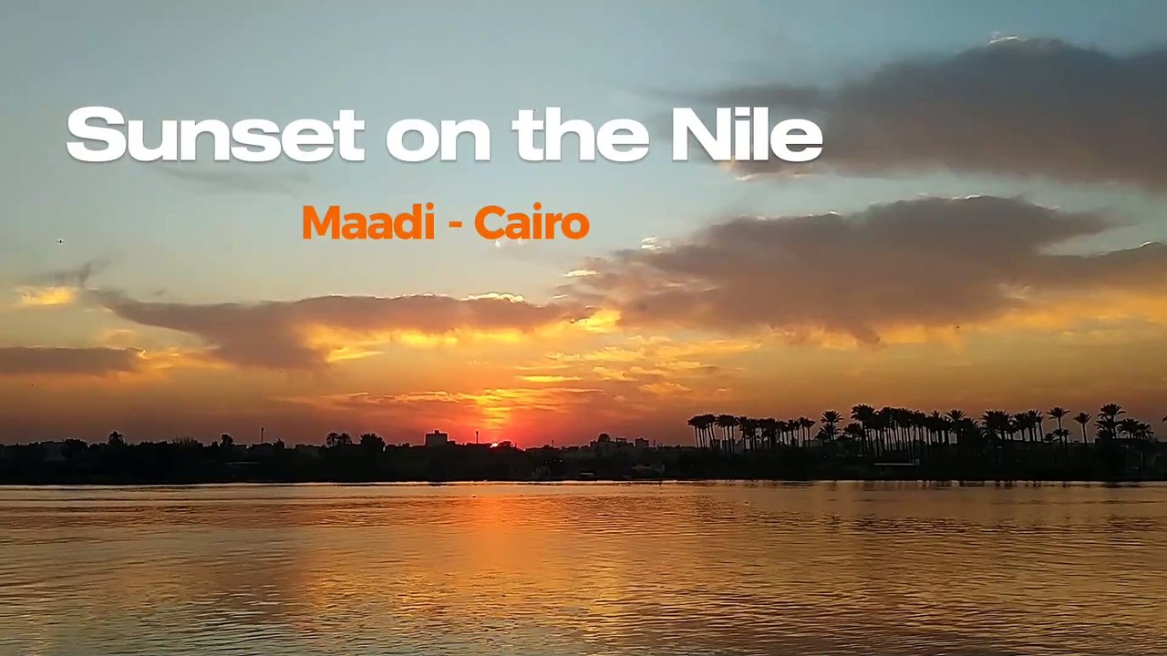 Sunset on the Nile