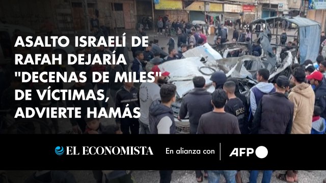 Asalto israelí de Rafah dejaría decenas de miles de víctimas, advierte Hamás