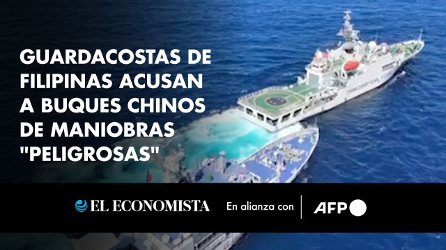 Guardacostas de Filipinas acusan a buques chinos de maniobras peligrosas