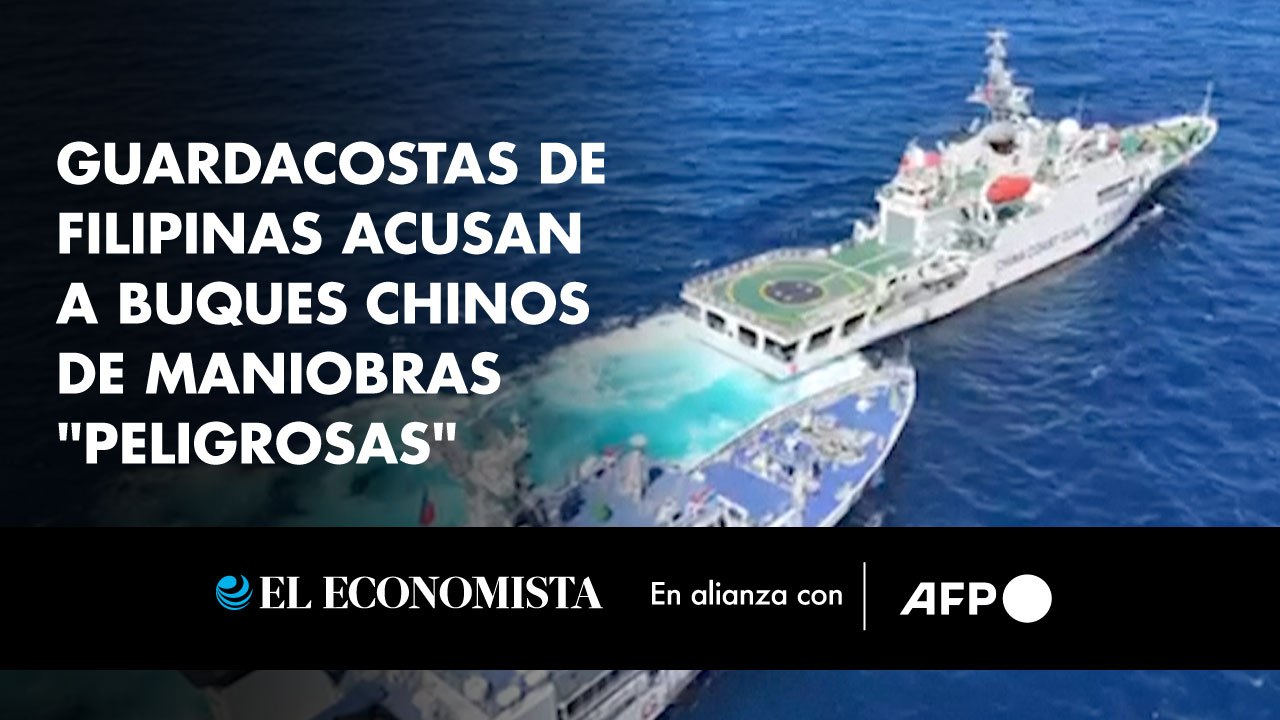 Guardacostas de Filipinas acusan a buques chinos de maniobras "peligrosas"