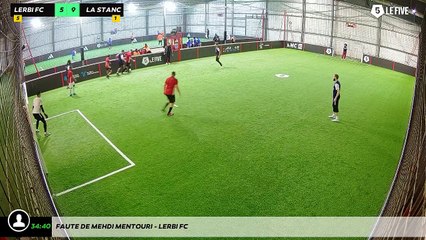 Faute de Mehdi Mentouri - Lerbi FC
