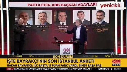 Hakan Bayrakçı, İstanbul'daki son anketi paylaştı: Yarış kafa kafaya gidiyor