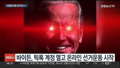 젊은층을 잡아라…바이든, 사용금지 틱톡으로 선거운동