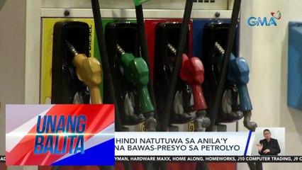 Ilang tsuper, hindi natutuwa sa anila'y kakarampot na bawas-presyo sa petrolyo | UB