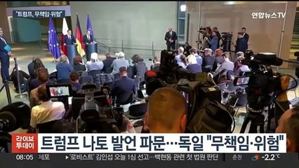 벌집 쑤신 대서양 동맹…트럼프 나토 발언 파문 확산
