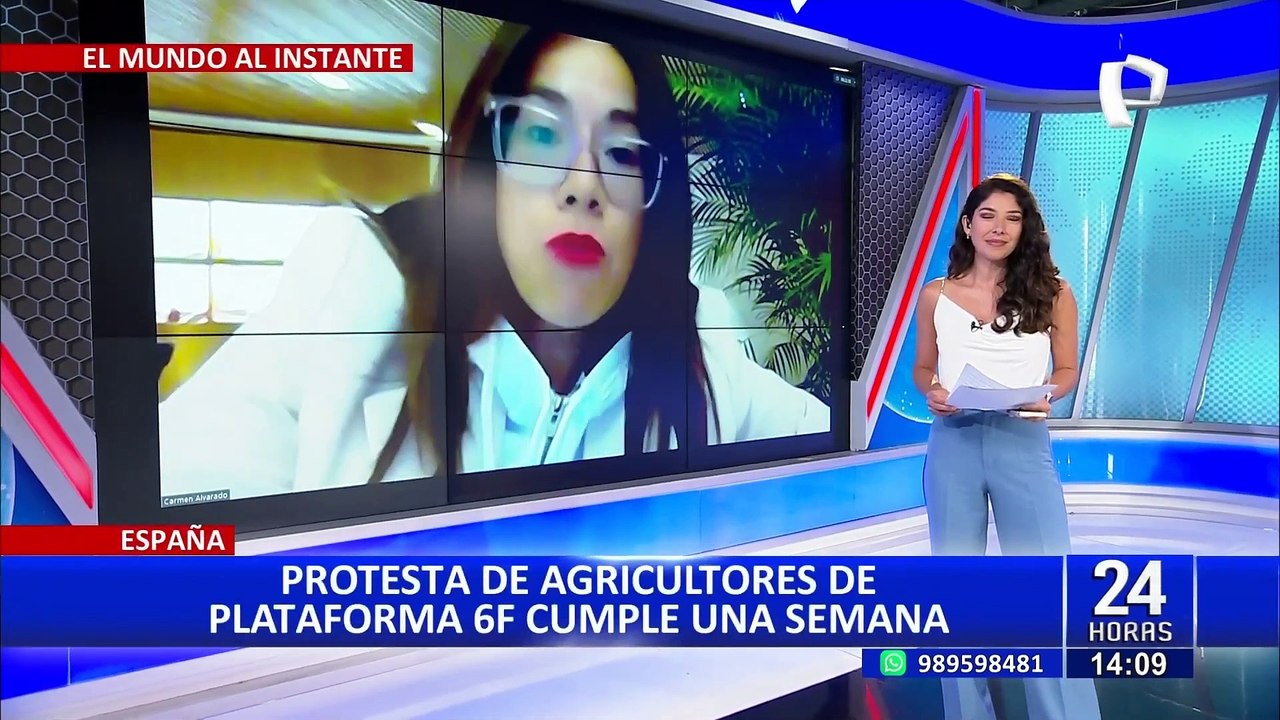 España: Transportistas se suman a manifestaciones agrícolas