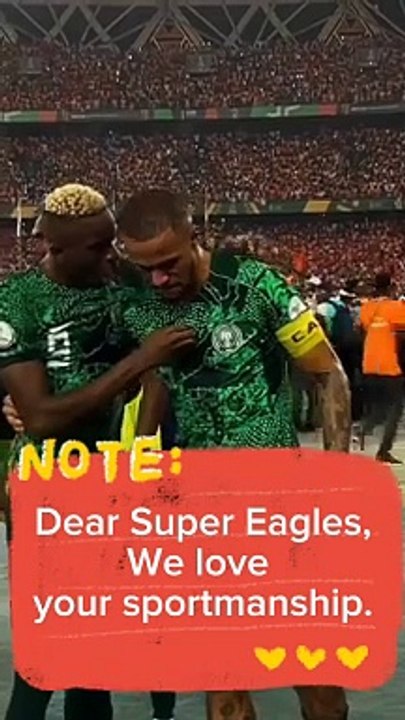 Nigerians still proud of Super Eagles despite loss