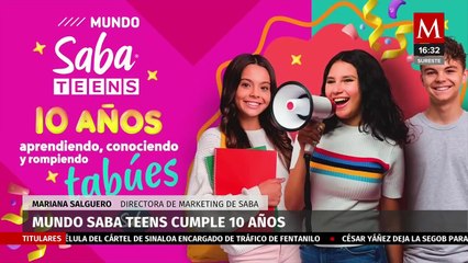 Mundo Saba Teens ofrece información sobre menstruación e higiene