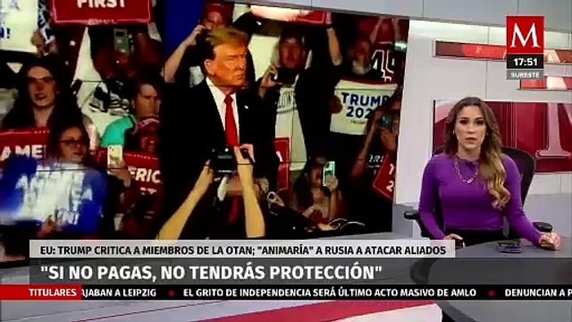 Donald Trump critica a miembros de la OTAN