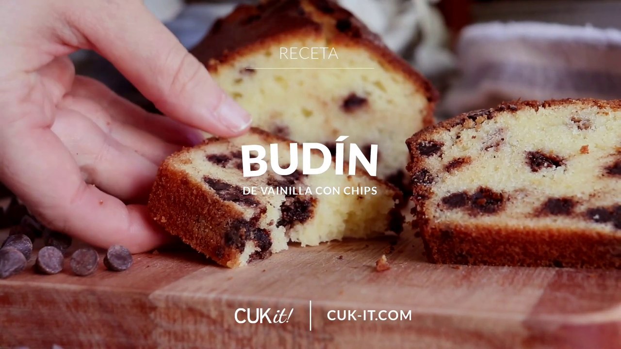 BUDIN DE VAINILLA con Chips de Chocolate - CUKit!