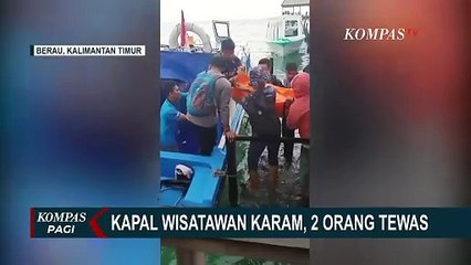 Kapal Berpenumpang 26 Orang Karam di Perairan Kakaban, 2 Oranga Tewas
