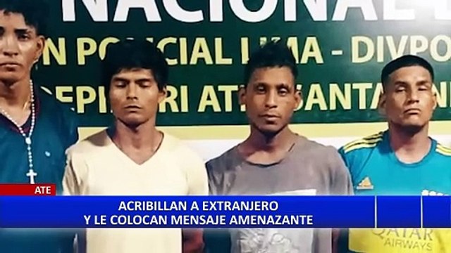 Ate: acribillan a extranjero por presunto cobro de cupos