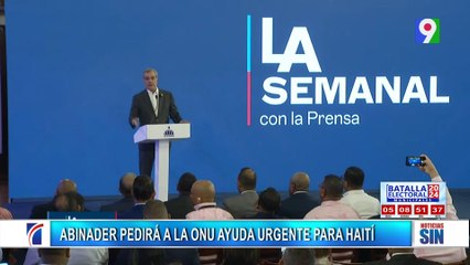 Abinader tratará tema de Haití con la ONU| Emisión Estelar SIN