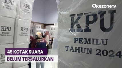 Sehari Jelang Pemilu, 49 Kotak Suara di Makassar Belum Tersalurkan