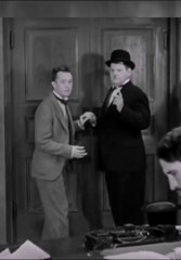 Thank you, Goodbye (Laurel and Hardy Short Clip)
