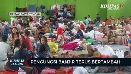 Pengungsi Banjir Demak Terus Bertambah