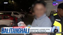 SUV, Sumalpok sa plastic barriers; driver na lasing umano, arestado | BT