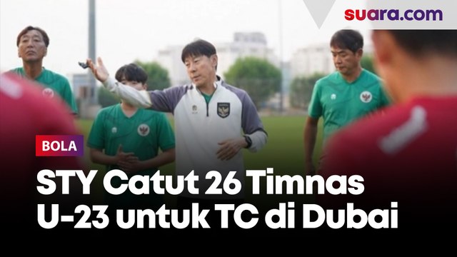 Shin Tae-yong Panggil 26 Pemain Timnas U-23 untuk TC di Dubai, Klub Liga 1 Ikhlas Lepas Pemain
