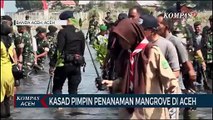 Kasad Pimpin Penanaman Mangrove di Aceh